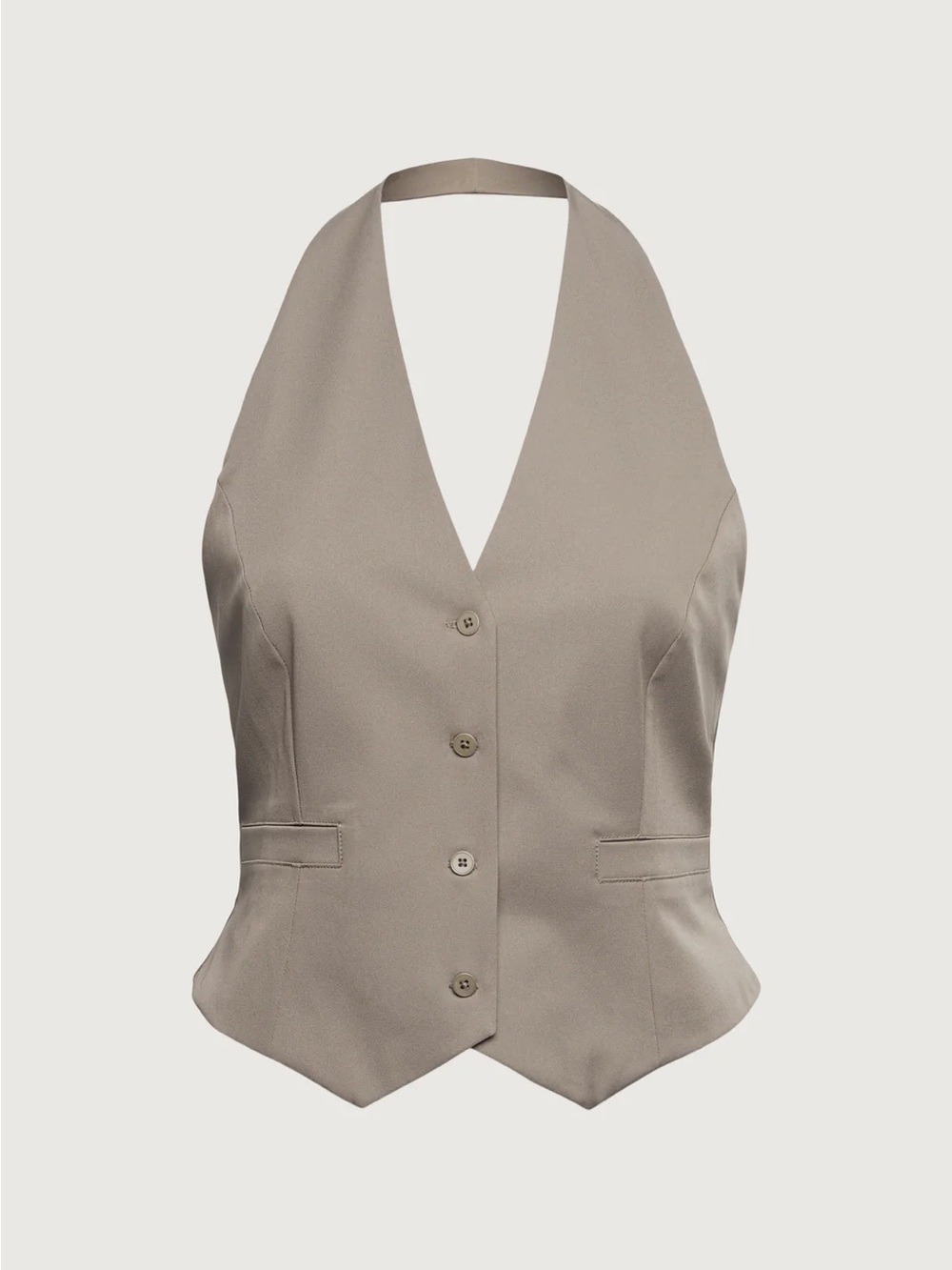Oak + Fort Halter Suiting Vest